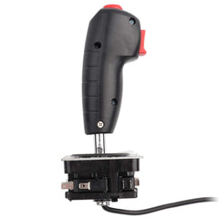 BusoTh Joystick 8 Way Flight Joystick With Top Fire Button, Push Buttons With Front, for Game Flight Joystick Simulator Flight Machines