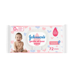Johnson's Baby Wipes - Gentle All Over, 72 Count (Pack of 1)