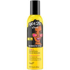 Got2B Glued Smooth & Hold Hair Mousse Silicone Free, Paraben Free, Sulfate Free, Alcohol Free - 8oz