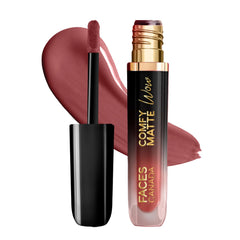 FACESCANADA FACES CANADA Comfy Matte Wow Liquid Lipstick - Choco Couture 01, 3.8ml | One Swipe Application | Highly Pigmented | Comfortable Wear | Glides Smoothly | Long Lasting | Transferproof