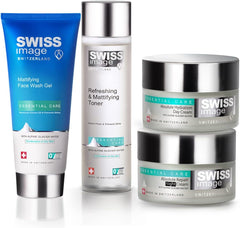 Swiss Image Skin Care Regime Pack For Hydration Mattifying Face Toner 200 ml , Day Cream 50 ml & Night Cream 50ml
