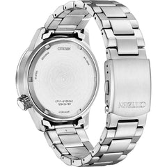 Citizen Men Analogue Eco-Drive Watch with Stainless Steel Strap BM7550-87E, Silver, Standard Size, Bracelet
