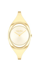 Calvin Klein CK ELATION Women's Watch, Analog - Champagne Gold/Gold