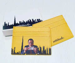 Attitude Men's Mini Slim Wallet | 2 Card Slots & 1 Cash Slot | Reinforced Stitching - multi