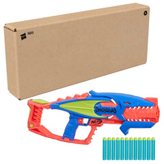 Nerf DinoSquad Terrodak, 12 Nerf Elite Darts, Dinosaur Design, 4 Dart Toy Foam Nerf Blaster for Kids Outdoor Games