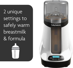 Baby Brezza Safe & Smart Electric Bottle, Breastmilk, Food Warmer + Defroster - Universal-Warmer Fits All Feeding Bottles: Glass + Plastic β Wireless Bluetooth Control