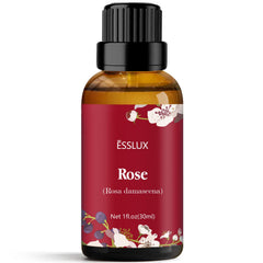 ESSLUX Rose Essential Oil, Aromatherapy Oils for Diffuser, Massage, Soap, Candle Making, Perfume, 30 ml