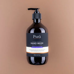 Pura Aromatic Exfoliator Hand Wash A Gently Exfoliating Hand Wash that Cleanses Away Dirt and Leaves Your Hands Moisturized and Smelling Amazing 500ml (Rosemary & Lavender)
