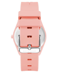 Anne Klein Women's Solar Powered Watch with Analog Display and Plastic Bracelet AK3913SVCO