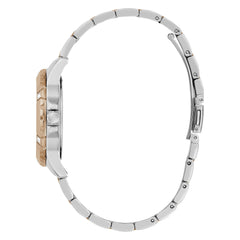 GUESS P SLV CS W/P RS GLD TR W/CRYS/SUN BURG DL/P SLV & RS GLD BRCT