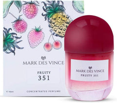 Mark Des Vince Fruity 351 Concentrated Perfume for Men Women Long Lasting Parfum Fragrance For Unisex, 15ml