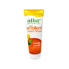 Alba Botanica Moisturizing Cream Shave, Mango Vanilla - 8 oz