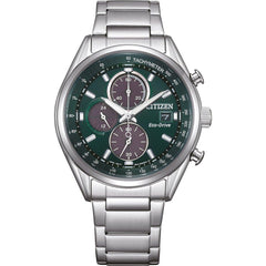 Citizen Men's Chronograph Eco-Drive Watch with Stainless Steel Strap CA0459-79X, Silver, Bracelet