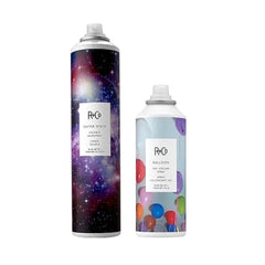 R+Co Hair Spray Set for Volume and Hold Outer Space & Balloon Hairsprays Instant Volume and Texture Lightweight For Long Lasting Hairstyles Vegan 9.5 oz + 5 oz (Pack of 2)