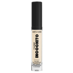 Wet n Wild, Incognito Full Coverage Concealer by Migalas, Seamless and Rich, Medium to Full Coverage, Matte Finish, Nourishing and Moisturizing Formula, with Shea Butter, Fair