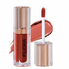 FLiCKA R U Ready Matte Finish liquid Lipstick For Women| Transfer Proof, Smudge Proof, Non-Sticky, Creamy Lightweight Lipstick For Women, 04 Spiced Tea, 5ml