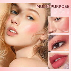 KANZA - Rose Cream Liquid Blush | Natural Flushed Finish Look, Dewy Cheek Tint | Soft Cream Face Blush Stick | Long-Wearing,Perfect Blending Liquid Blush Makeup for Cheeks|3.5g (#05 Orange)
