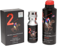 Beverly Hills Polo Club Sport No.2, Gift Set for Men EAU DE TOILETTE 50ml + Sport Deodorant 175ml