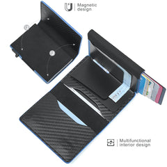 Fermido Air Tag Wallet for Men Anti-Lost Slim Leather Wallet with AirTag Holder RFID Credit Card Holder with Money Clip…