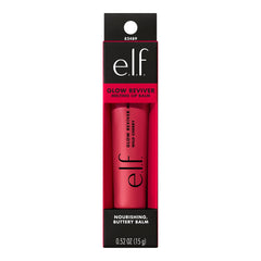 e.l.f. Glow Reviver Melting Lip Balm, Hydrating Tinted Lip Balm For A Glossy Finish & Soft, Supple Lips, Vegan & Cruelty-Free, Wild Cherry