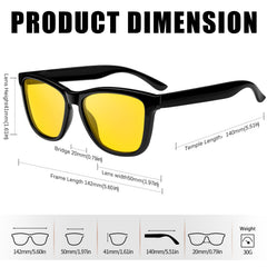 KANASTAL Polarized Sunglasses for Women, Classic Square Mens Sun Glasses, Lightweight Shades for Womens Outdoor 100% UV400 Protection Driving Fishing Golf Outdoor Activities