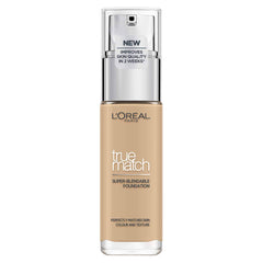 L'Oréal Paris Make-up, Liquid Foundation with Hyaluronic and Aloe Vera, Perfect Match Make-Up, No. 3.N Creamy Beige, 30 ml