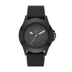 Skechers Women's Rosencrans Mid Quartz Plastic and Silicone Casual Sports Watch - Black
