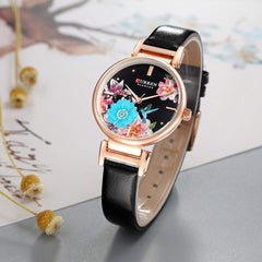 CURREN 9053 Woman Watch Woman Sport Watch Woman Waterproof Watch Woman Outdoor Watch Woman Wristwatch Watch Woman Watch Woman Quartz Watch Business Watch Female Watch - Black