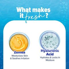 Aqualogica Refresh+ Ocean Breeze Perfume Body Mist for Women | Refreshing Aquatic Fragrance | Hydrating & Non-Irritating | Double Duty Mist For Hair & Body | Skin Friendly | 150 Ml