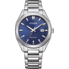 Citizen Men's Analogue Eco-Drive Watch with Stainless Steel Strap BM7620-83L, Silver, Modern