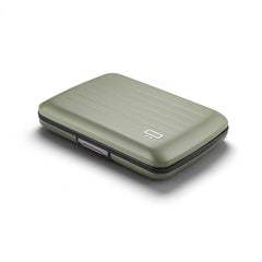 Aluminium Smart Case V2 Wallet - Metal Clasp - RFID Blocking Card Holder - Holds up to 10 Cards and Banknotes - Matt Paint Cactus Green