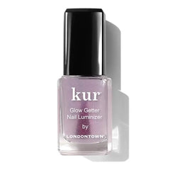 LONDONTOWN Glow Getter Nail Luminizer One Step Nail Treatment with Hexanal & Shimmer for Stronger, Healthier, Glossier Nails, No Base or Top Coat Needed, 0.4 Fl Oz