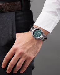 Citizen Men's Analogue Japanese Quartz Watch with Titanium Strap AW0130-85XE, Silver, bracelet