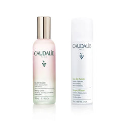Caudalie Beauty Elixir Toning Face Mist and Travel Size Grape Water Mositurizing and Soothing Face Mist