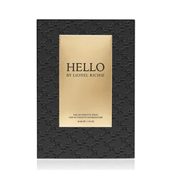 Lionel Richie Hello For Men - Classic Yet Adventurous, Effortlessly Seductive Eau De Toilette For Him - Refreshing Fougère Blend With Warm, Amber Notes - Intense, Long Lasting Fragrance - 1.7 oz
