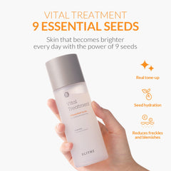 Blithe Vital Treatment 9 Essential Seeds Niacinamide Brightening Toner - Korean Skin Essence Green Tea Toner for Face, Clarifying Oily Skin Vitalizing & Brightening Dark Spots 1.83 Fl Oz