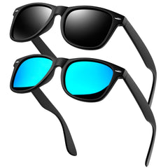 KANASTAL Polarized Sunglasses Men, Fashion Square Sun Glasses Women, Classic Shades for Womens, Driving Fishing Outdoor 100% UV400 Protection