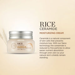 The Face Shop Rice & Ceramide Moisturizing Cream, 50ml