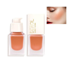DEROL Blush Silky Cream Liquid For Cheeks Face Palette Bronzer Highlighter Shape Contour Stick Moisturizing And Breathable Matte Finish Long-wearing Waterproof Women (Love Me 04#), Pack Of 1, 1 g