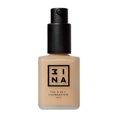 3INA The 3-in-1 Foundation 204 - Vegan, Primer, Concealer & Foundation, Medium Coverage, Natural Finish (1.01 oz)