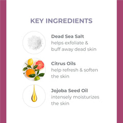 Derma E CitrUS Oil Blend And Dead Sea Salt Microdermabrasion Scrub, 56 G