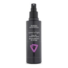 Aveda Speed of Light Blow Dry Accelerator Spray Primer Cuts Dry Time Heat Protectant Pre Styling Spray 90% Naturally Derived 6.7 Fl Oz