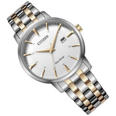 Citizen Mens Eco-Drive Watch, Analog Display And Solid Stainless Steel Strap - Bm7466-81H