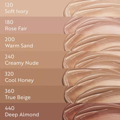 M. Asam Magic Finish Supercharge Serum Foundation Rose Fair (30 ml) - Moisturising Liquid Foundation & Firming Face Serum in One, Optimal Coverage & Hyaluron, Vegan