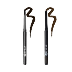 SUGAR Cosmetics Kohl Of Honour Intense Kajal | Smudgeproof & Waterproof | Lasts Upto 12 Hrs - 01 Black Out & 02 Brown Bag (Pack Of 2), Pencil, Matte