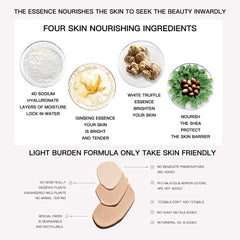 Funny Elves Makeup Foundation Liquid Medium Coverage Long Lasting Concealer Lightweight Flawless 25ml (F01)