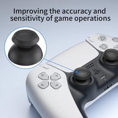 Aukuoy Replacement Thumbsticks for PS5 Controller, Analog Joysticks Grip Replacement Parts with Repair Kit for PlayStation 5 Dualsense Controller, Black