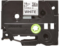 Brother TZe-FX241 - Adhesive - black on white - Roll (1.8 cm x 8 m) 1 cassette(s) flexible ID tape - for Brother PT-D600, P-Touch PT-1880, D450, D800, E550, E800, P900, P950, P-Touch EDGE PT-P750