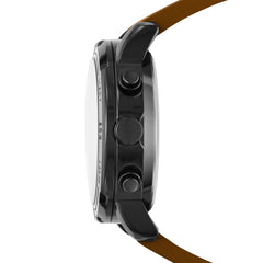 Skechers Men's Quartz Lightweight Analog Digital Watch - Redlands Black/Brown