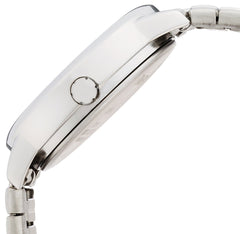 Timex Easy Reader 30 mm Womens White Dial Silver-Tone Stainless Steel Strap Watch Tw2P78500